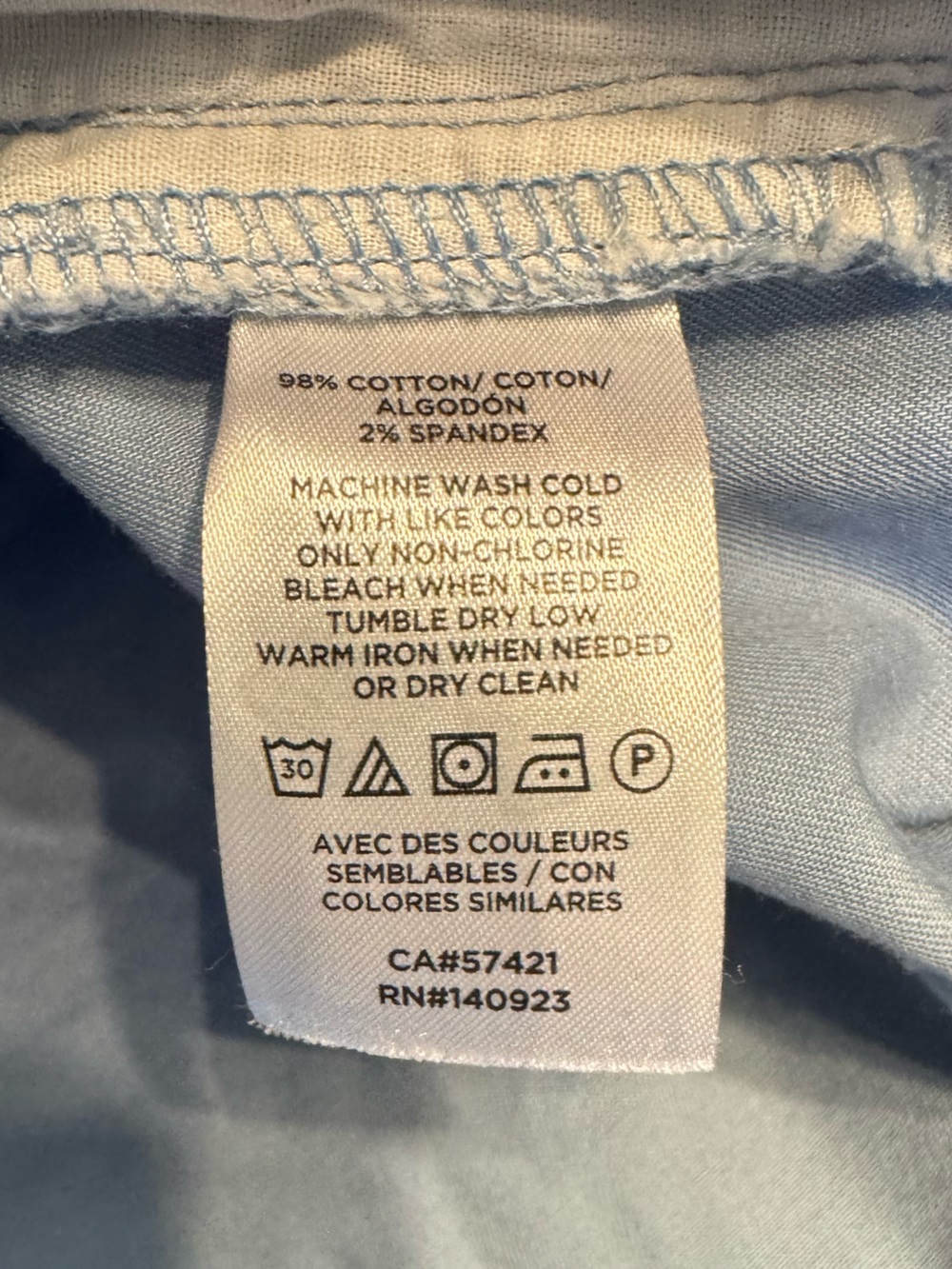 LOFT Dusty Blue Straight Crop Pant Sz 10 - Picture 2 of 13